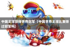 中国足球获得世界冠军（中国世界足球比赛得过冠军吗）